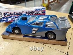 New Dirt Latemodel Ready to Race Car WOW! Blue & Gray #7