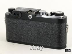 Nicca 3-F Late model Rangefinder camera Black repaint Exc++ From JAPAN #1524