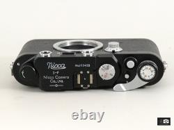 Nicca 3-F Late model Rangefinder camera Black repaint Exc++ From JAPAN #1524