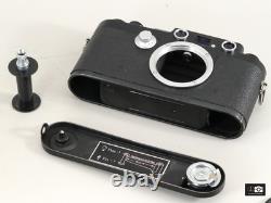 Nicca 3-F Late model Rangefinder camera Black repaint Exc++ From JAPAN #1524