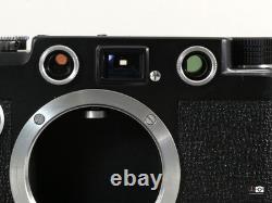 Nicca 3-F Late model Rangefinder camera Black repaint Exc++ From JAPAN #1524