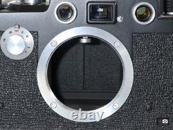 Nicca 3-F Late model Rangefinder camera Black repaint Exc++ From JAPAN #1524