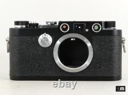 Nicca 3-F Late model Rangefinder camera Black repaint Exc++ From JAPAN #1524