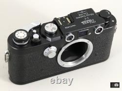Nicca 3-F Late model Rangefinder camera Black repaint Exc++ From JAPAN #1524