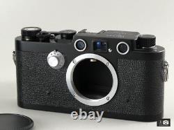 Nicca 3-F Late model Rangefinder camera Black repaint Exc++ From JAPAN #1569