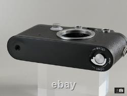 Nicca 3-F Late model Rangefinder camera Black repaint Exc++ From JAPAN #1569