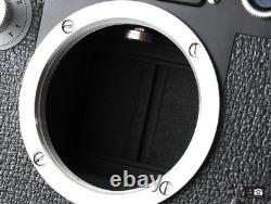 Nicca 3-F Late model Rangefinder camera Black repaint Exc++ From JAPAN #1569