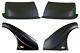 Nose D2x Combo Fenders / Nose Molded Plastic Black Dirt Late Model