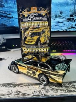 Outlaws Diecast Late Model Brandon Sheppard 2024 Champion Gold Black