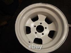 PR vintage Firestone 15 x10 Steel Slot Race Car Wheels DIRT OVAL LATE MODEL RIM