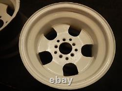 PR vintage Firestone 15 x10 Steel Slot Race Car Wheels DIRT OVAL LATE MODEL RIM