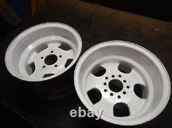 PR vintage Firestone 15 x10 Steel Slot Race Car Wheels DIRT OVAL LATE MODEL RIM