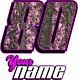Pink Camouflage Girl Race Car Imca Dirt Late Model Number Decal Set