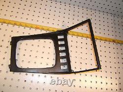 Porsche late model 944 center LONG style console BLACK 1 cover, 944 552 117 00