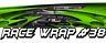 Race Car Graphics #38, Half Wrap Vinyl Decal Imca Late Model Dirt Trailer Truck