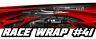 Race Car Graphics #41, Half Wrap Vinyl Decal Imca Late Model Dirt Trailer Truck