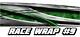 Race Car Graphics #9, Half Wrap Vinyl Decal Imca Late Model Dirt Trailer Truck
