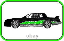 RACE CAR WRAP, Graphics, Decals, IMCA Late Model Street Stock Mini Dirt # 101