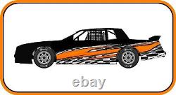 RACE CAR WRAP, Graphics, Decals, IMCA Late Model Street Stock Mini Dirt # 108