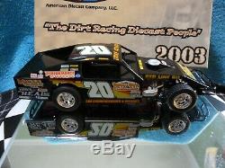 RARE 2003 1/24 ADC #20 Jimmy Owens MODIFIED DIRT LATE MODEL