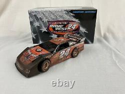 RARE ADC 1/24 Blue Series Raced Version Rick Eckert #24 Late Model Dirt Car NIB