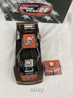 RARE ADC 1/24 Blue Series Raced Version Rick Eckert #24 Late Model Dirt Car NIB