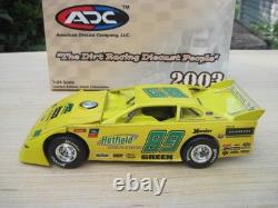 RARE ADC 1/24 Marshall Green Dirt Late Model 1987 Dirt Track World Champion