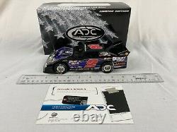 RARE ADC 1/24 White Series John Anderson #2 Quality Late Model Dirt Car COA NIB