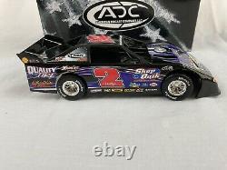 RARE ADC 1/24 White Series John Anderson #2 Quality Late Model Dirt Car COA NIB