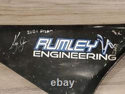 RARE Eldora 2021 DREAM Late Model KYLE LARSON Race Used sheet metal Panel SIGNED