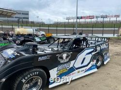 RARE Eldora 2021 DREAM Late Model KYLE LARSON Race Used sheet metal Panel SIGNED