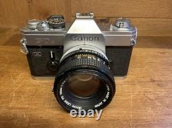 READ Exc+5 Canon FTb-N FTb QL Late Model Film Camera FD 50mm F/1.4 S. S. C /JP