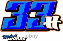 Race Car Number Package Imca Wissota Nascar Dirt Late Model Modified Street Stoc