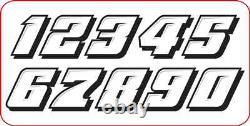 Race Car Numbers Package Dirt Late Model Modified Street Stock Imca