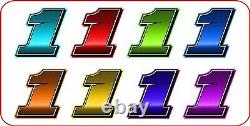 Race Car Numbers Package Dirt Late Model Modified Street Stock Imca Carbonfiber