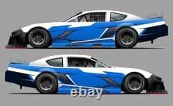 Race Car Side Wrap Decals Late Model, Street Stock, Modified