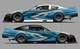 Race Car Side Wrap Decals Late Model, Street Stock, Modified