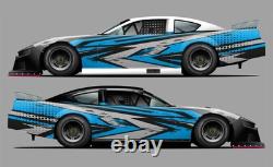 Race Car Side Wrap Decals Late Model, Street Stock, Modified