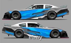 Race Car Side Wrap Decals Late Model, Street Stock, Modified #39