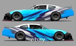 Race Car Side Wrap Decals Late Model, Street Stock, Modified #58