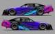 Race Car Side Wrap Decals Late Model, Street Stock, Modified #62