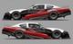 Race Car Side Wrap Decals Late Model, Street Stock, Modified Red And Black #56