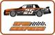 Race Car Graphic Vinyl Wrap Late Model Street Stock Dirt Imca Owm Style222