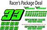 Race Car Numbers Package Decal Set Ma Dirt Late Model Modified Street Stock Imca
