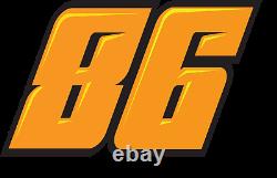 Race car numbers package decal set MA dirt late model modified street stock IMCA