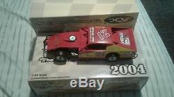 Rare 2004 1/24 Adc Billy Moyer Modified Dirt Late Model Mint In Box
