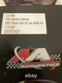 Rare! 2007 Jj Yeley Interstate Batteries Monte Carlo Late Model Adc Dirt 1/ 628