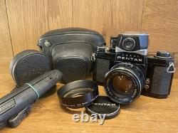 Rare Black Near Mint Pentax S2 Late Model Camera Super Takumar 55mm F/1.8 JP