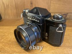 Rare Black Near Mint Pentax S2 Late Model Camera Super Takumar 55mm F/1.8 JP