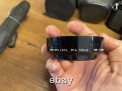 Rare Black Near Mint Pentax S2 Late Model Camera Super Takumar 55mm F/1.8 JP